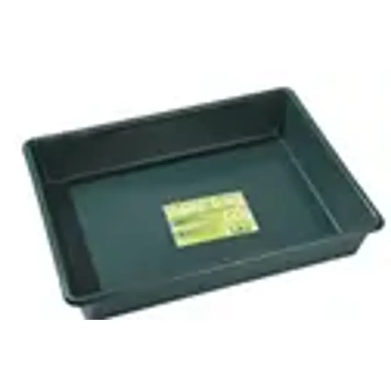 Plastic try Deep 16 Ltr Green Color