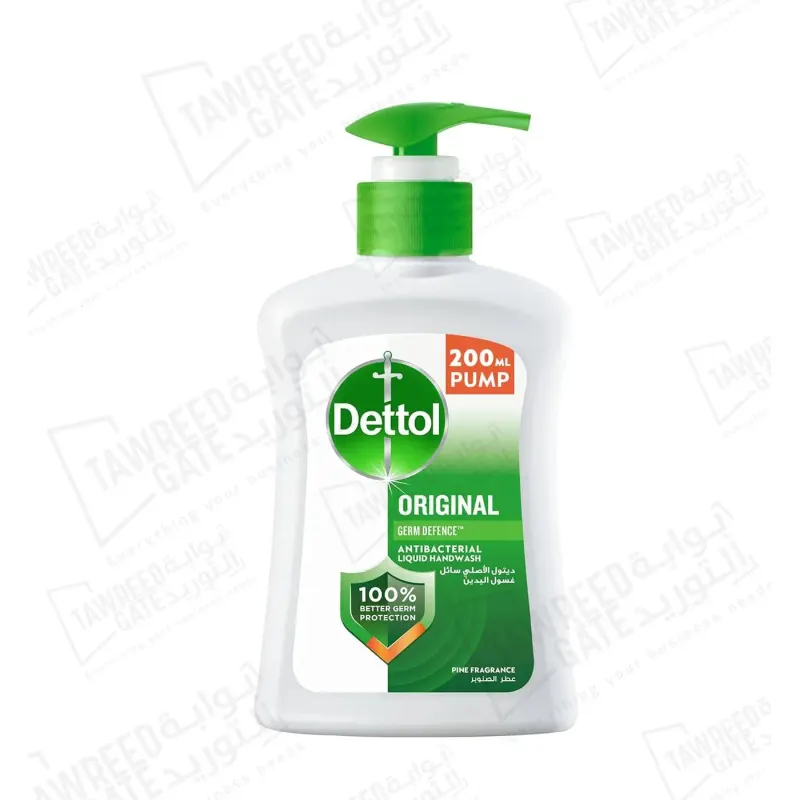 Dettol Antibacterial Liquid Hand Wash Pine 200 ML(CTN 12 EA)