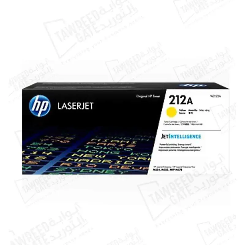 عبوة حبر اتش بي ليزرجيت (W2122A) 212A أصفر