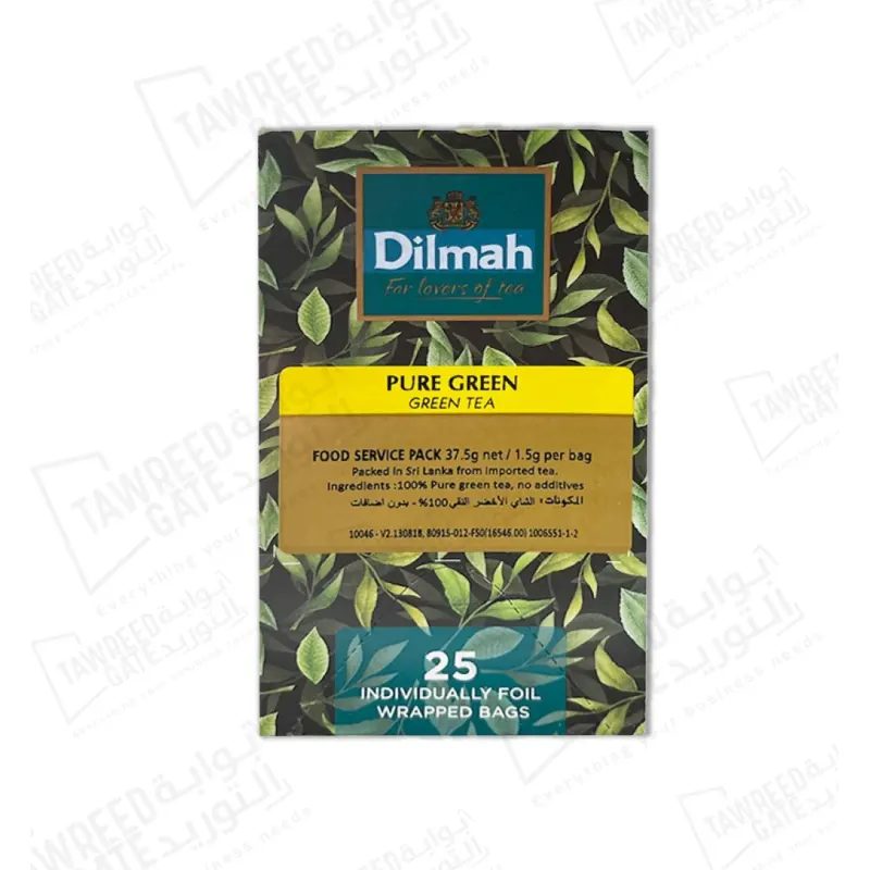 Dilmah Pure Green Tea 25 BAG / PKT (CTN 12 PKT)