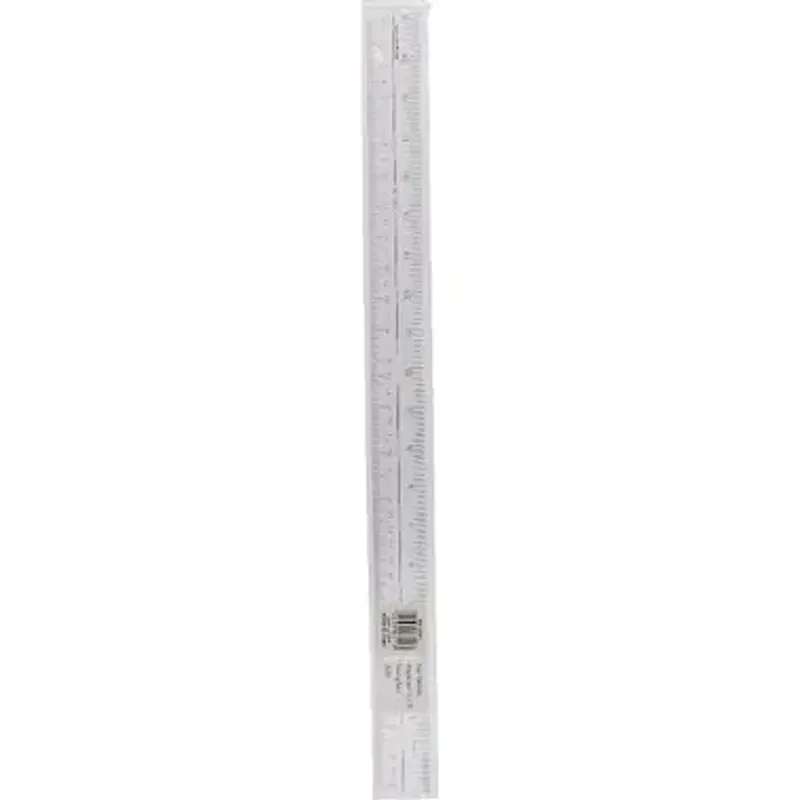Ruler Edge 50cm Acrylic transparent