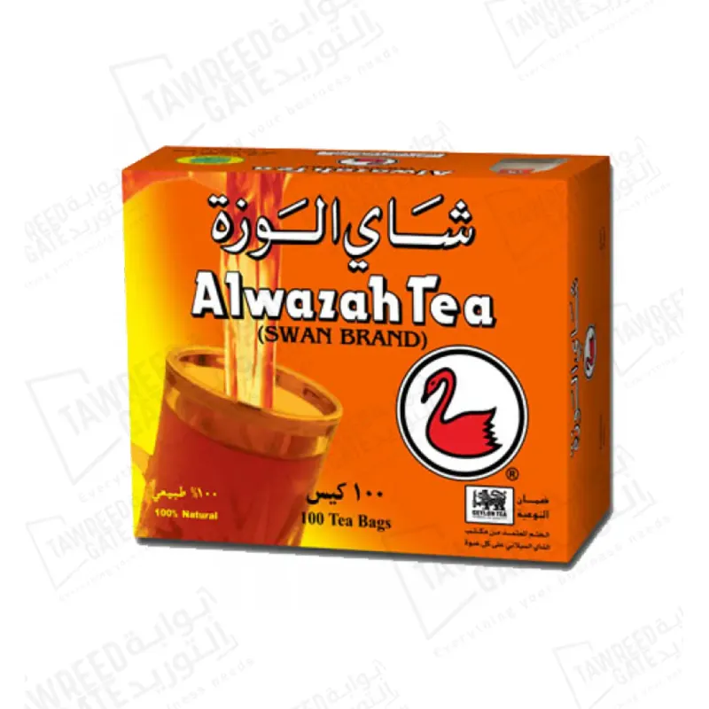 الوزة شاي 100 كيس /باكيت ( كرتونة 24 باكيت)