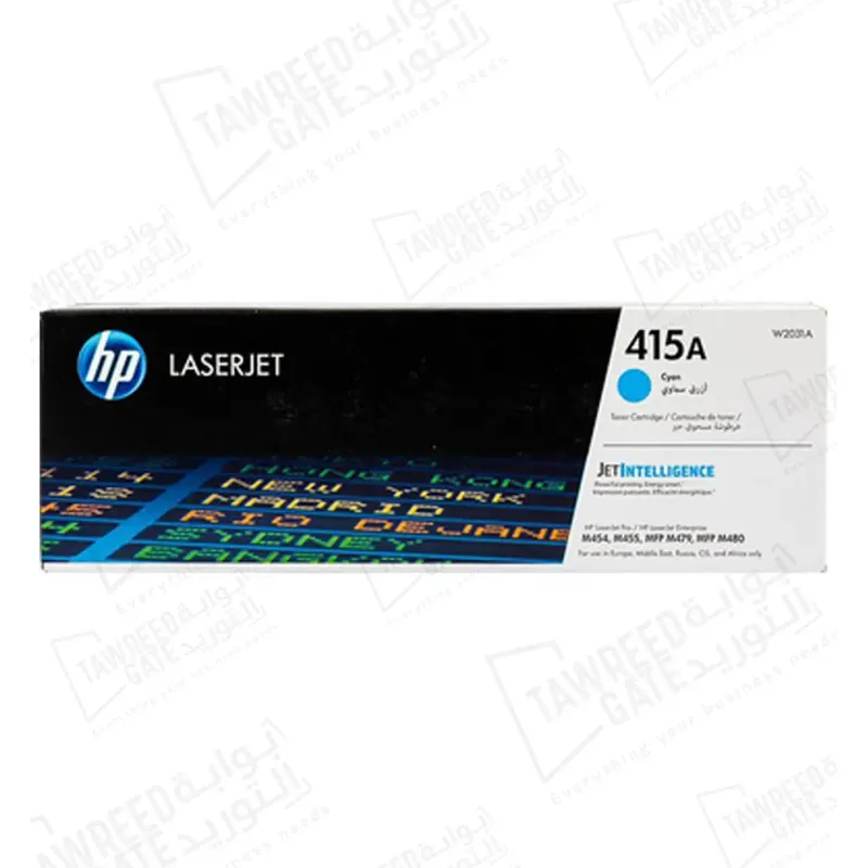 عبوة حبر اتش بي ليزرجيت(W2031A) 415A ازرق سماوي
