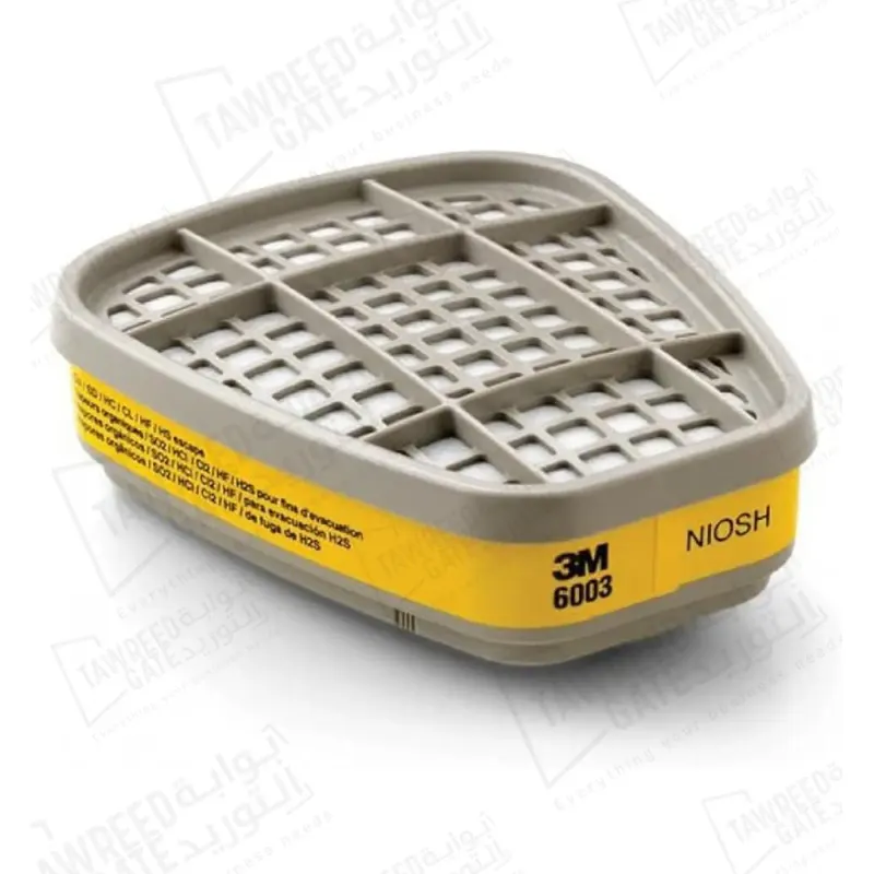 3M 6001 خرطوشة بخار عضوي/غاز حمضي PKT 2 EA