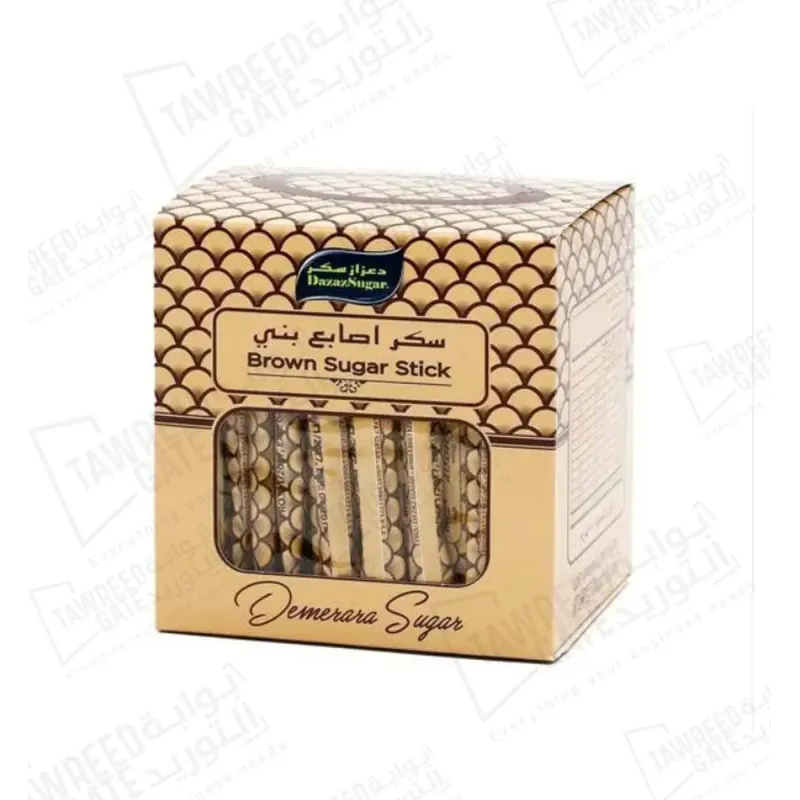 Dazaz Brown Sugar Sticks (5 GRM × 500 Stick) / PKT (CTN 24 PKT)