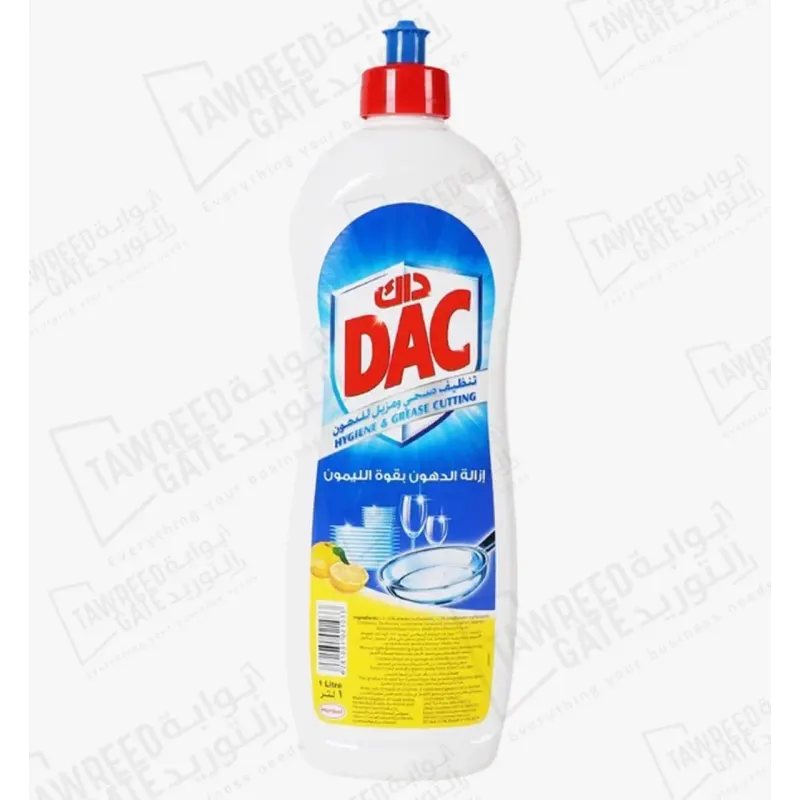 DAC Dish Washing Liquid Lemon 1 LTR (CTN 12 EA)