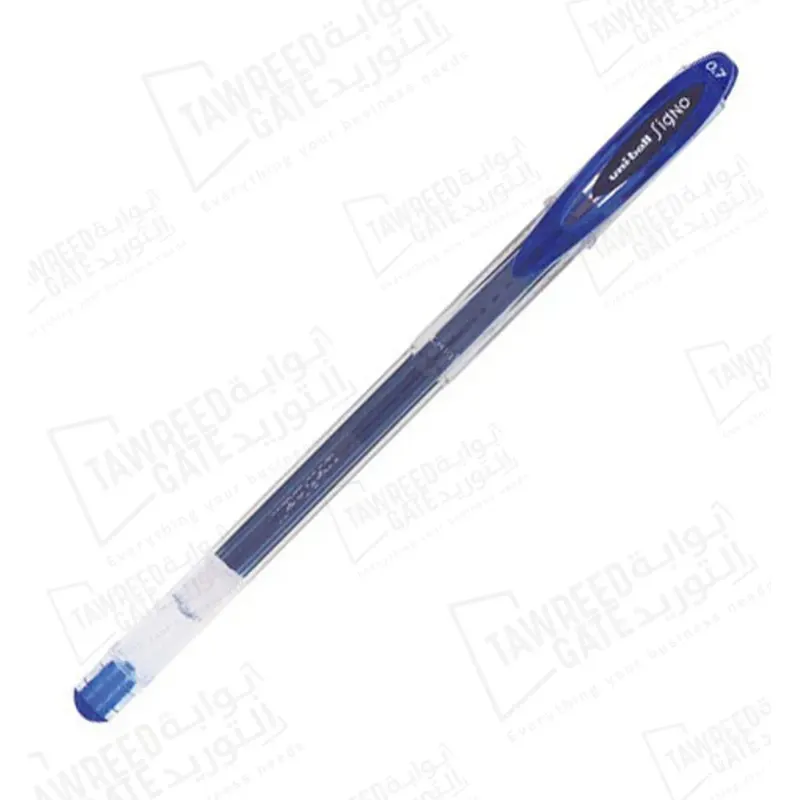Uni-Ball Signo Gel Pen UM-120 0.7 MM Gel Ink Roller Blue (PKT12 EA)