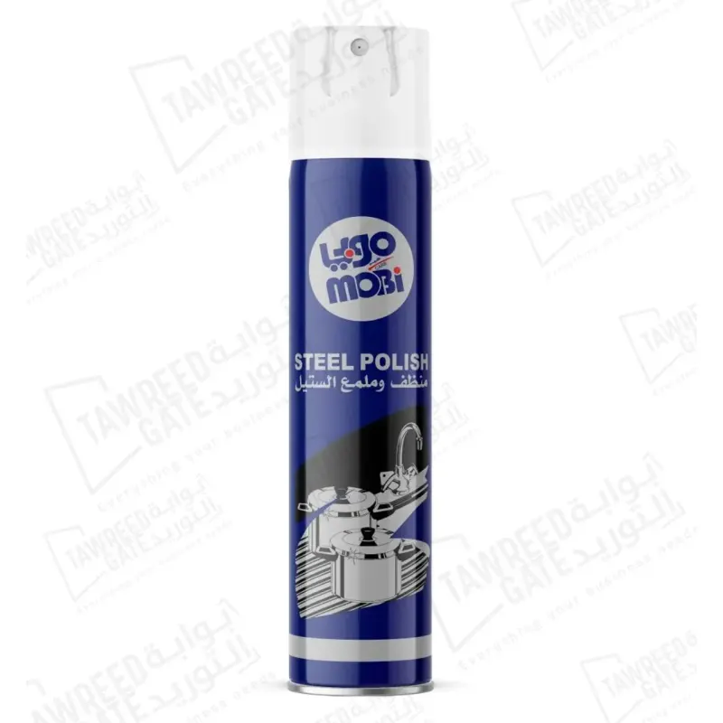 Mobi Steel Polish 300 ML (PKT 12 EA)(CTN 48 EA)
