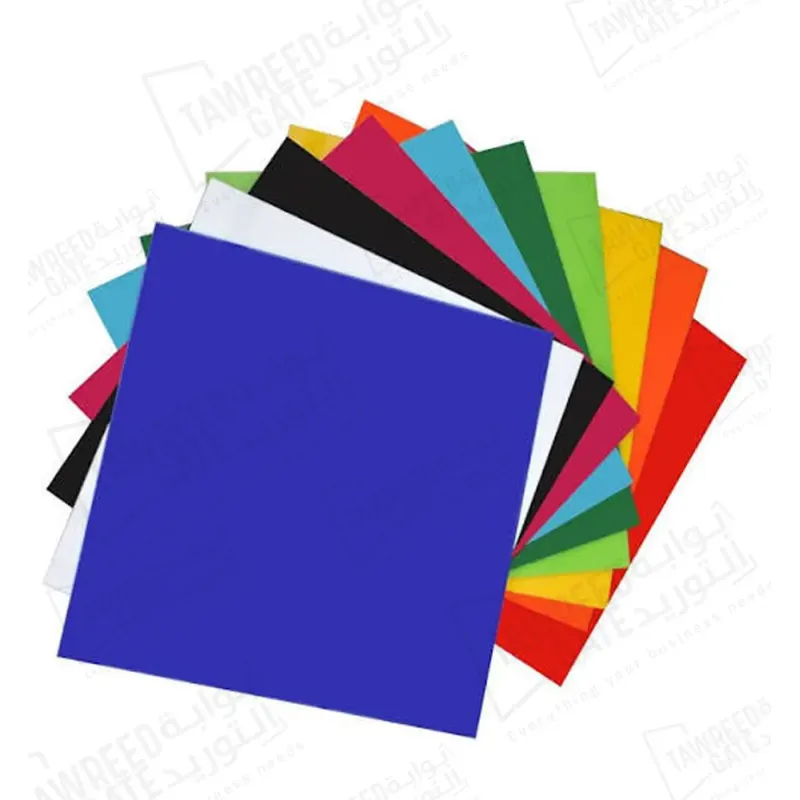 PVC Sheet Colored 500 MIC (PKT 50 EA)(CTN 10 PKT)