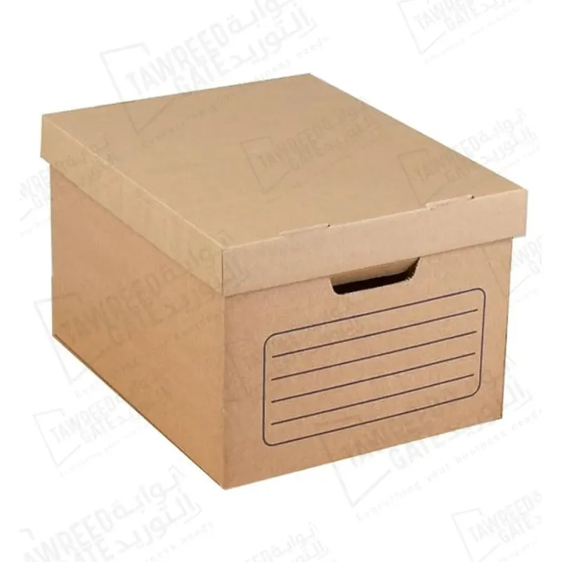 Cardboard File Storage Box DIE (H) 31 CM x (W) 37 CM x (L) 41 CM
