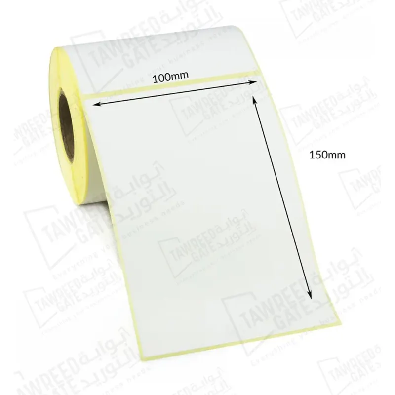 Thermal Labels Stickers (4 × 6 IN) 100X150 MM Roll 500 Labels
