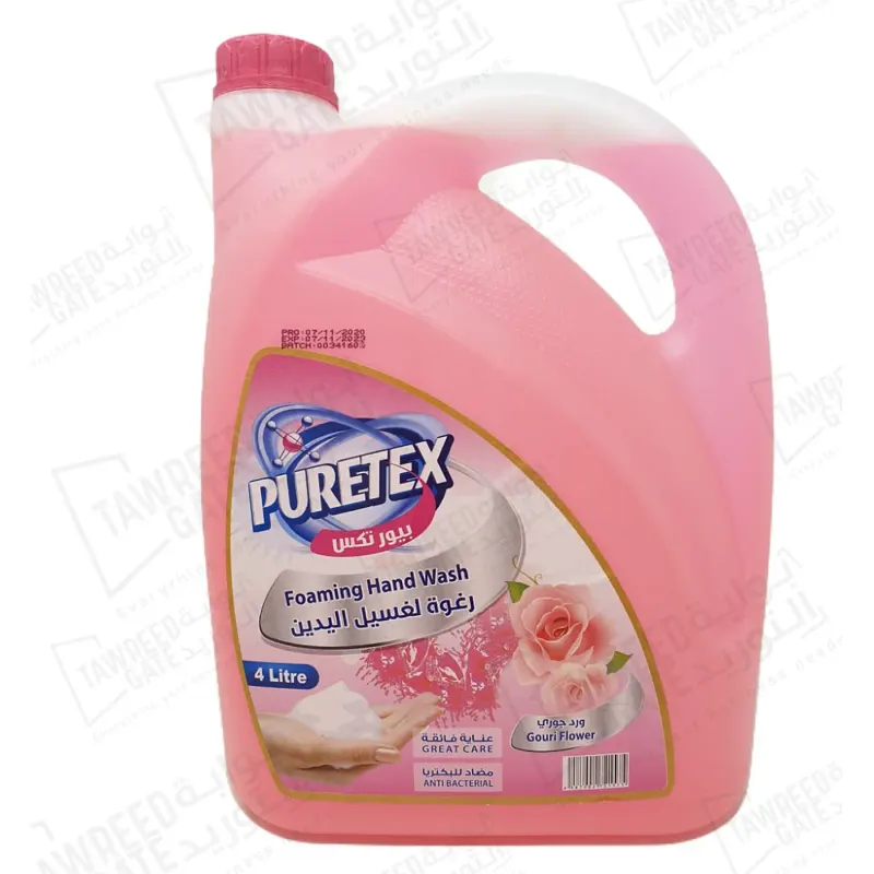 Puretex liquid Hand Soap Foam 4 LTR (CTN 4 EA)
