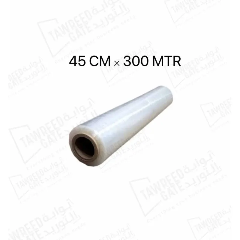 Transparent Plastic Wrap 45 CM × 300 MTR