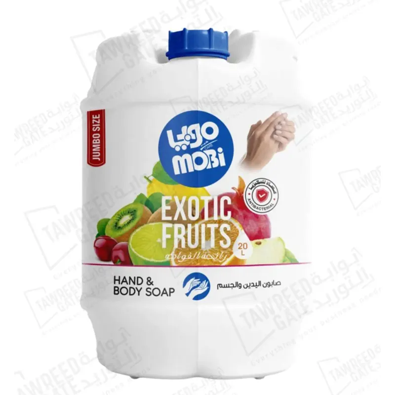 Mobi Hand Wash Liquid Fruits (Gallon 20 LTR)