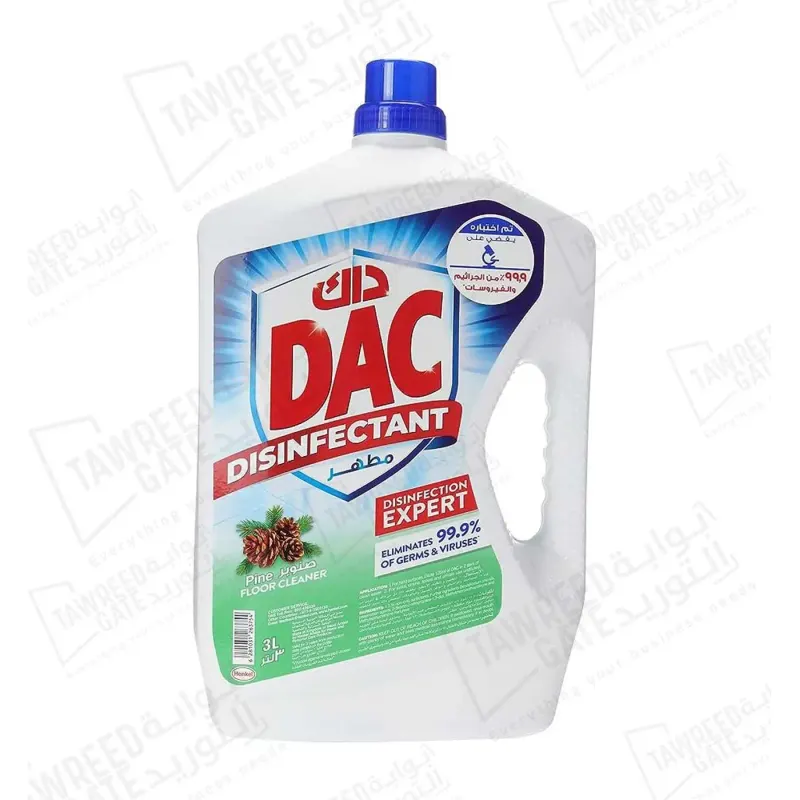 DAC Floor Cleaner & Disinfectant Pine 3 LTR (CTN 6 EA)