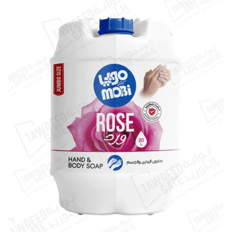 Mobi Hand Wash Liquid Rose (Gallon 20 LTR)