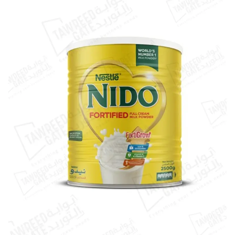 NIDO Fortified Full Cream Milk Powder 2.5 KG / CAN (CTN 6 CAN)