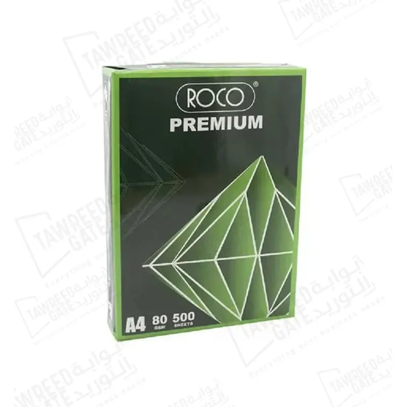 Roco Premium Copy Paper (A4 Size - 80 GRM - PKT 500SH)(CTN 5 PKT)