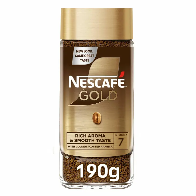 Nescafe Gold Instant Coffee 190 GRM Rich Aroma original / EA