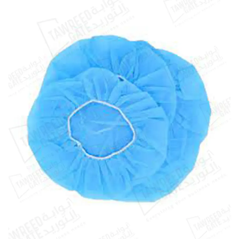 Rosalia Disposable Bouffant Cap Wide Blue (PKT 100 EA)(CTN 1000 EA)