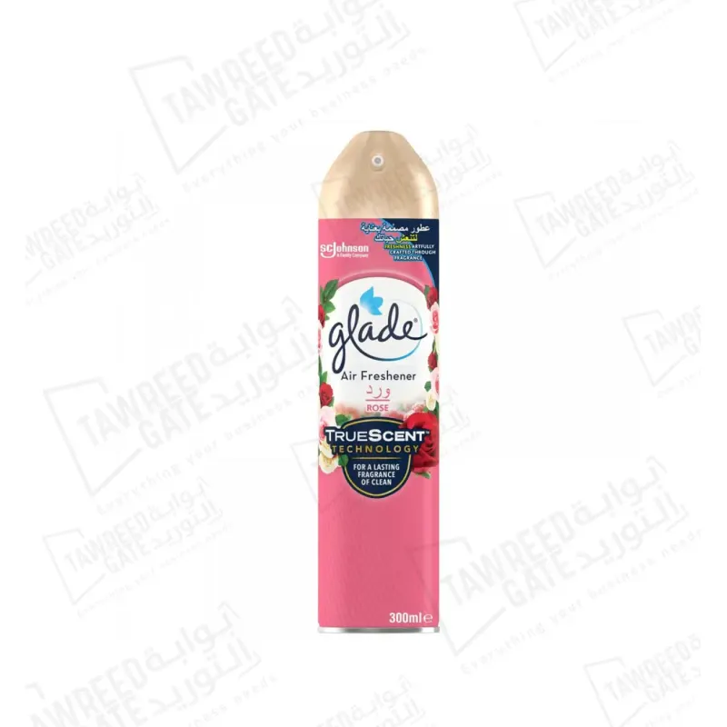 Glade Air Freshener Rose 300 ML (PKT12 EA)(CTN 48 EA)