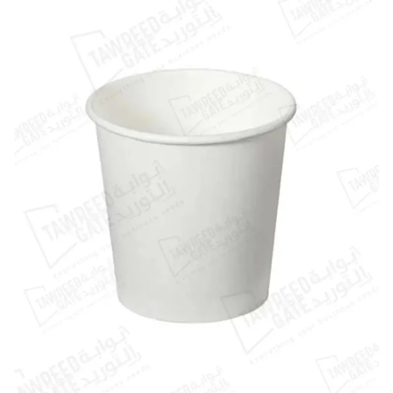 Paper Cup White Plain Size 4 OZ (CTN 1000 EA)