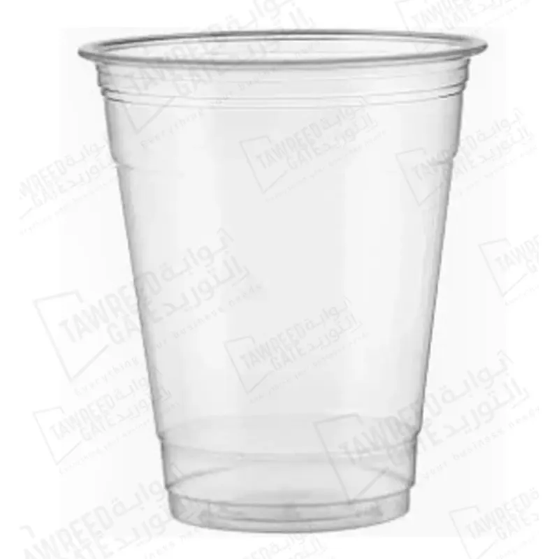 Plastic Cup Transparent Without Lid Size 12 OZ (CTN 1000 EA)