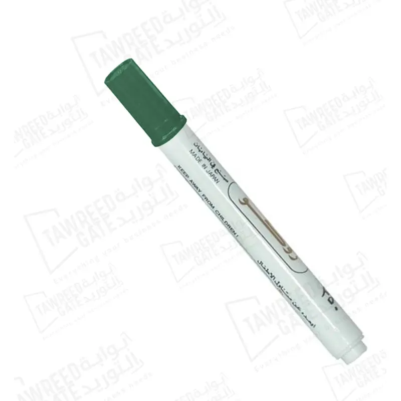 روكو 350 قلم ماركر ثابت 1 - 3 ملم برأس دائري (RQ-29034) أخضر (الباكيت 12 قطعة)