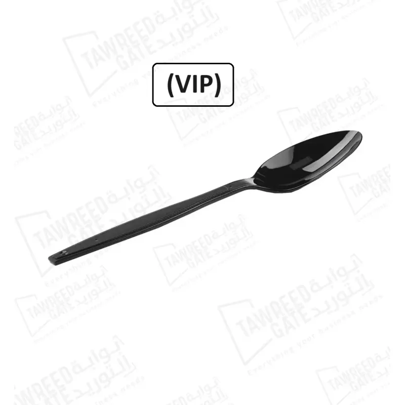 Plastic Spoon Black VIP(CTN 1000 EA)