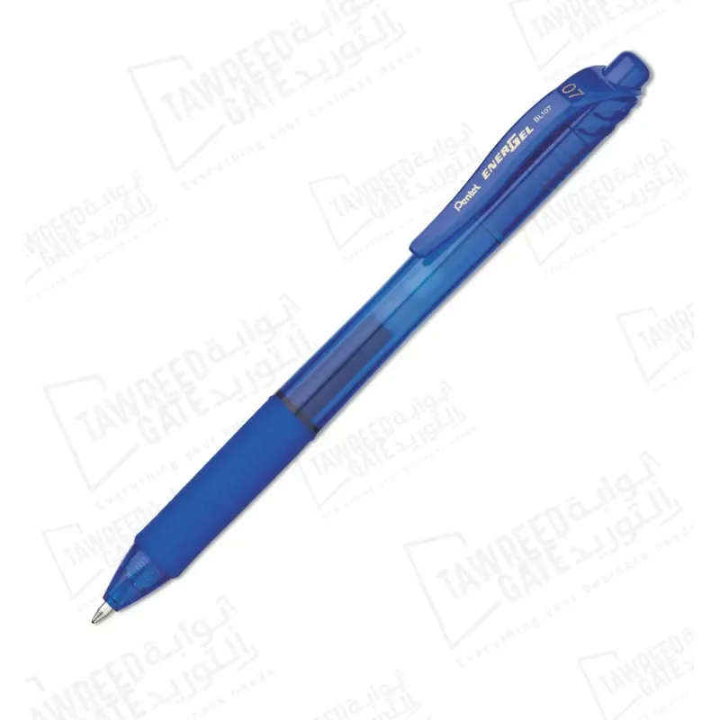 Pentel Energel 107 Gel Ink Roller 0.7 MM Blue (PKT 12 EA)