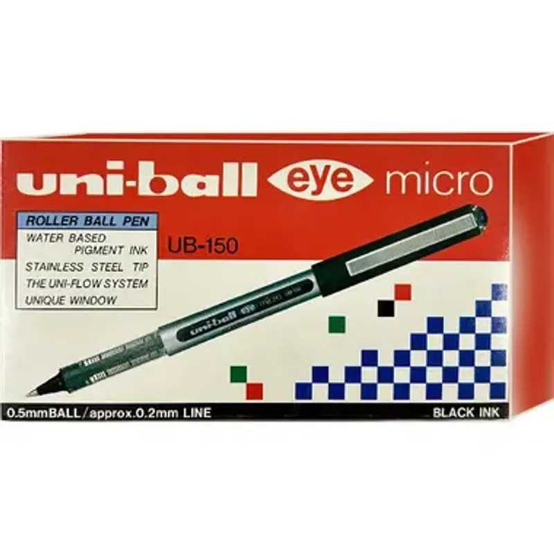 Uni-Ball Eye MICRO Ink Roller RED (PKT 12 EA)
