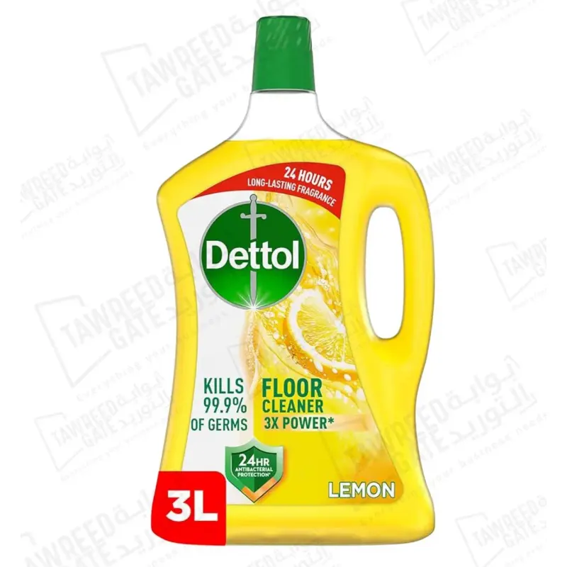 Dettol Floor Cleaner Lemon 3 LTR (CTN 4 EA)