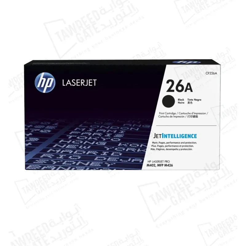 عبوة حبر اتش بي ليزرجيت (CF226A) 26A أسود
